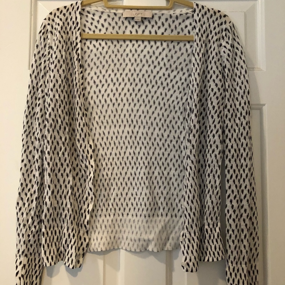 Loft button down sweater